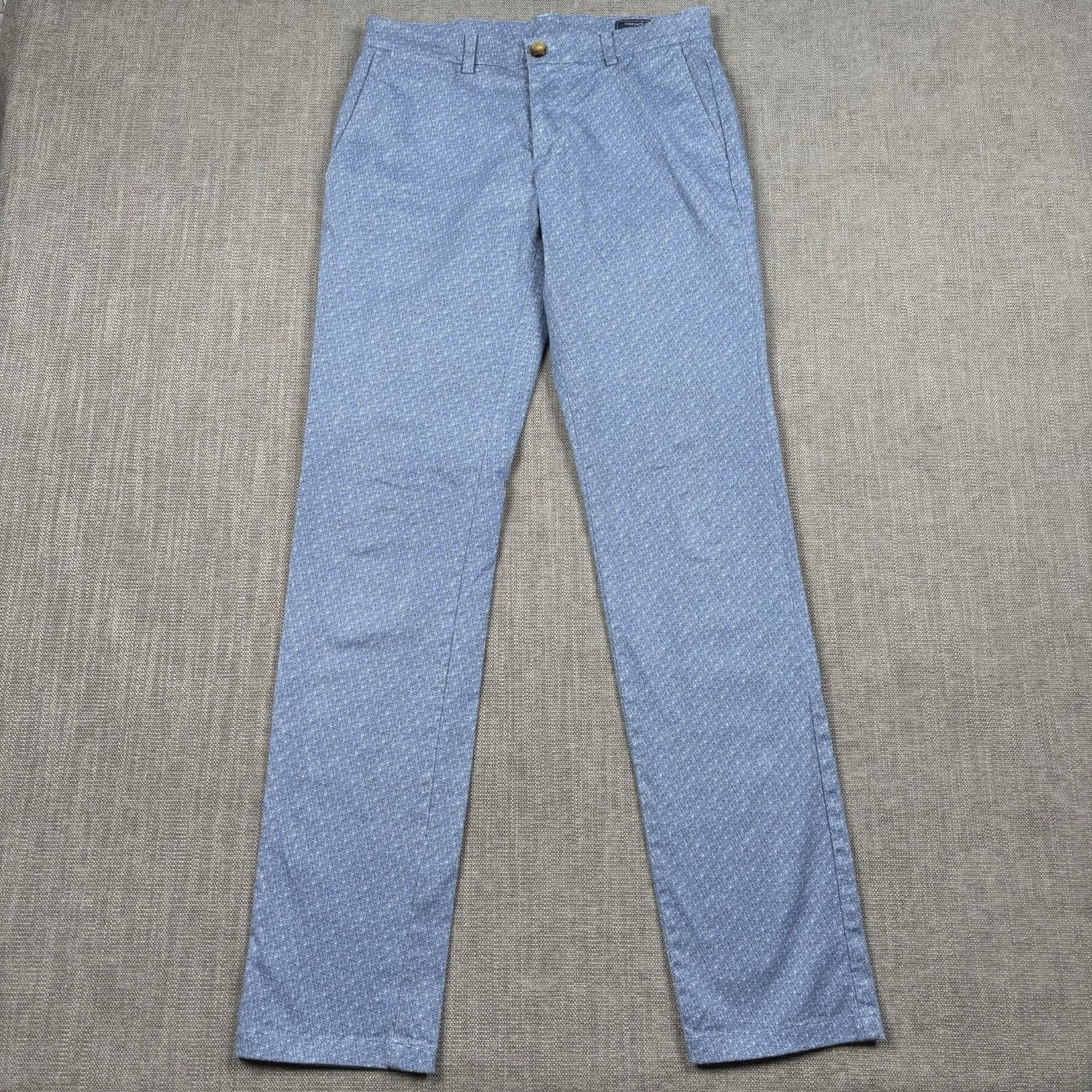 Rare Vineyard Vines 146th Kentucky Derby Breaker Pants 30x34 Blue Rose Print